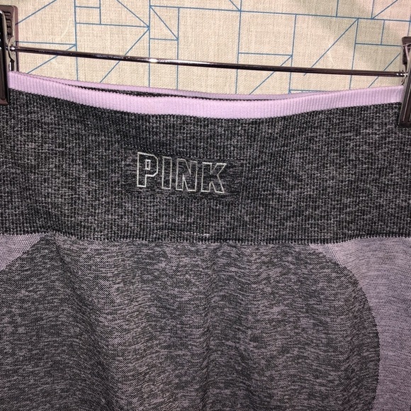 Victoria's Secret PINK Seamless leggings tinted lilac marl high waisted medium‌ - Picture 4 of 5